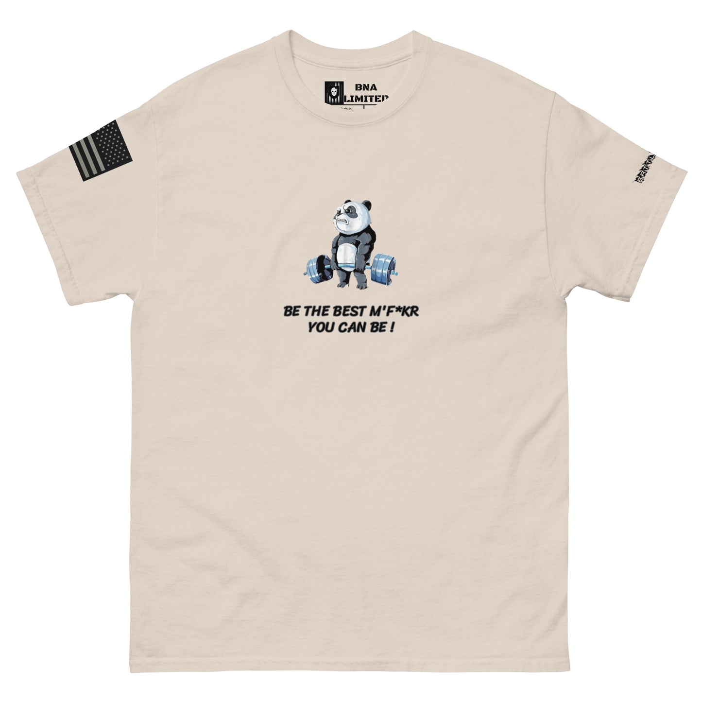 BNA LTD Panda lift gym T shirt