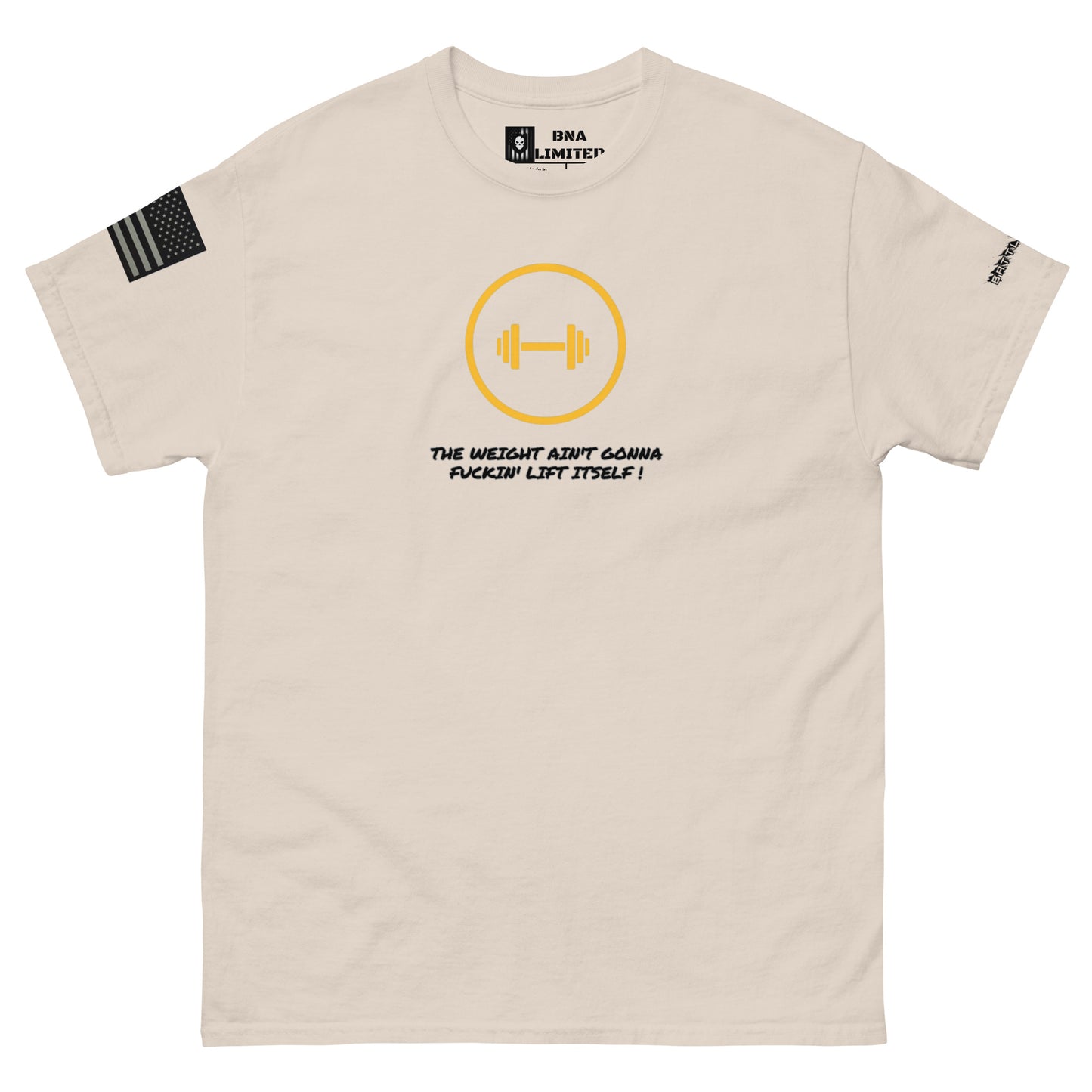 BNA LTD Dumbbell gym T shirt