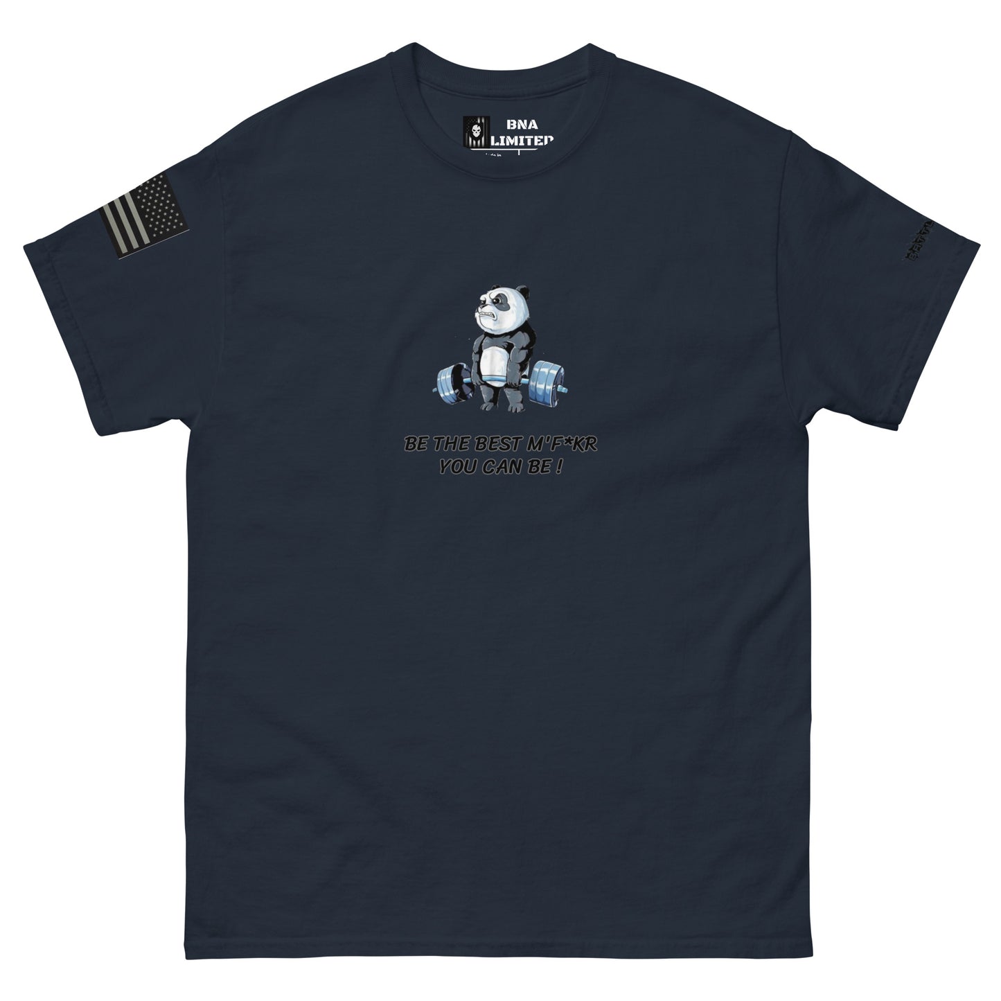 BNA LTD Panda lift gym T shirt