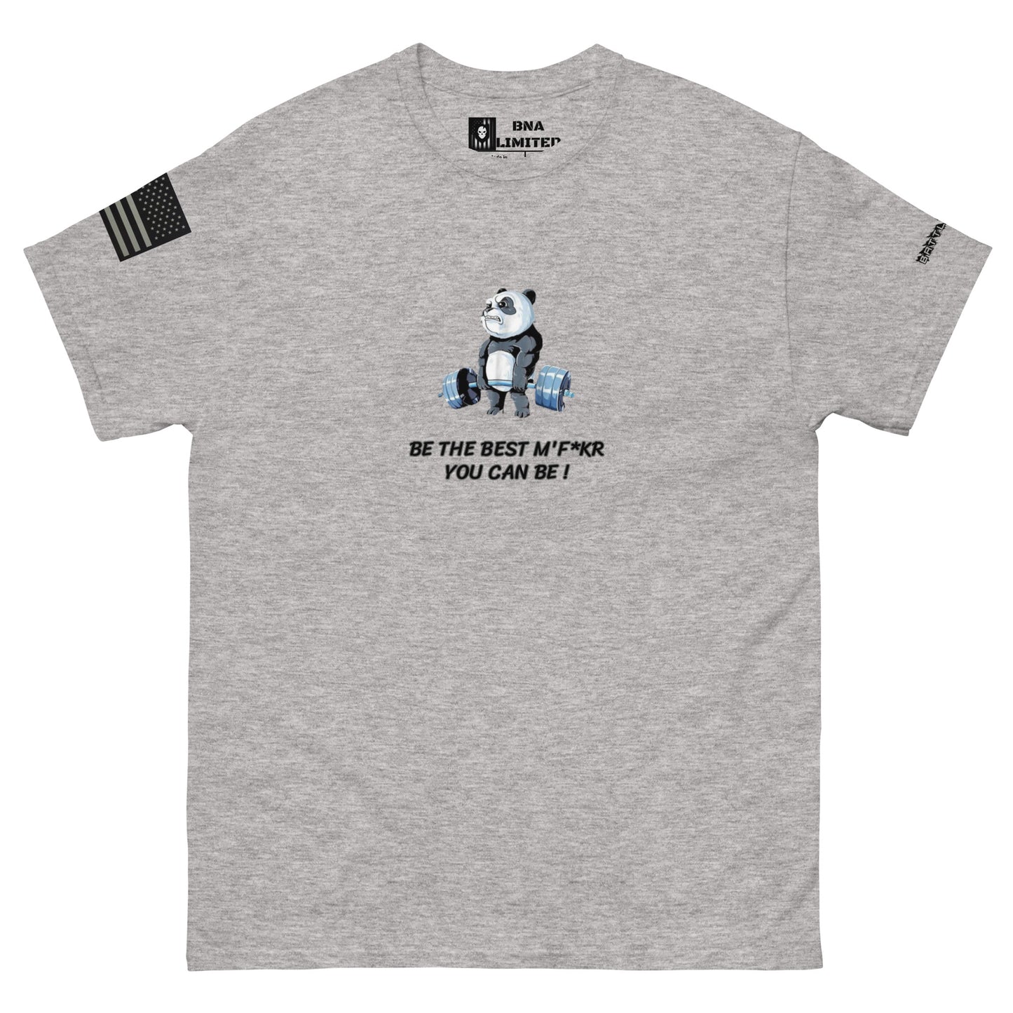 BNA LTD Panda lift gym T shirt