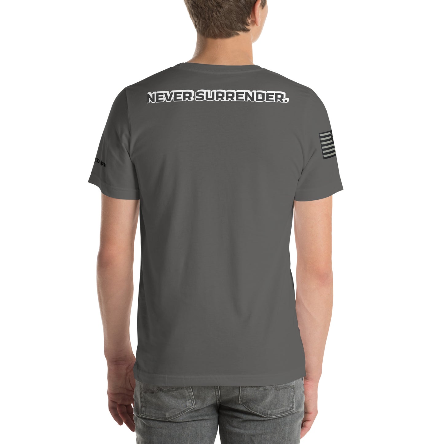 BNA LTD USA flag T shirt
