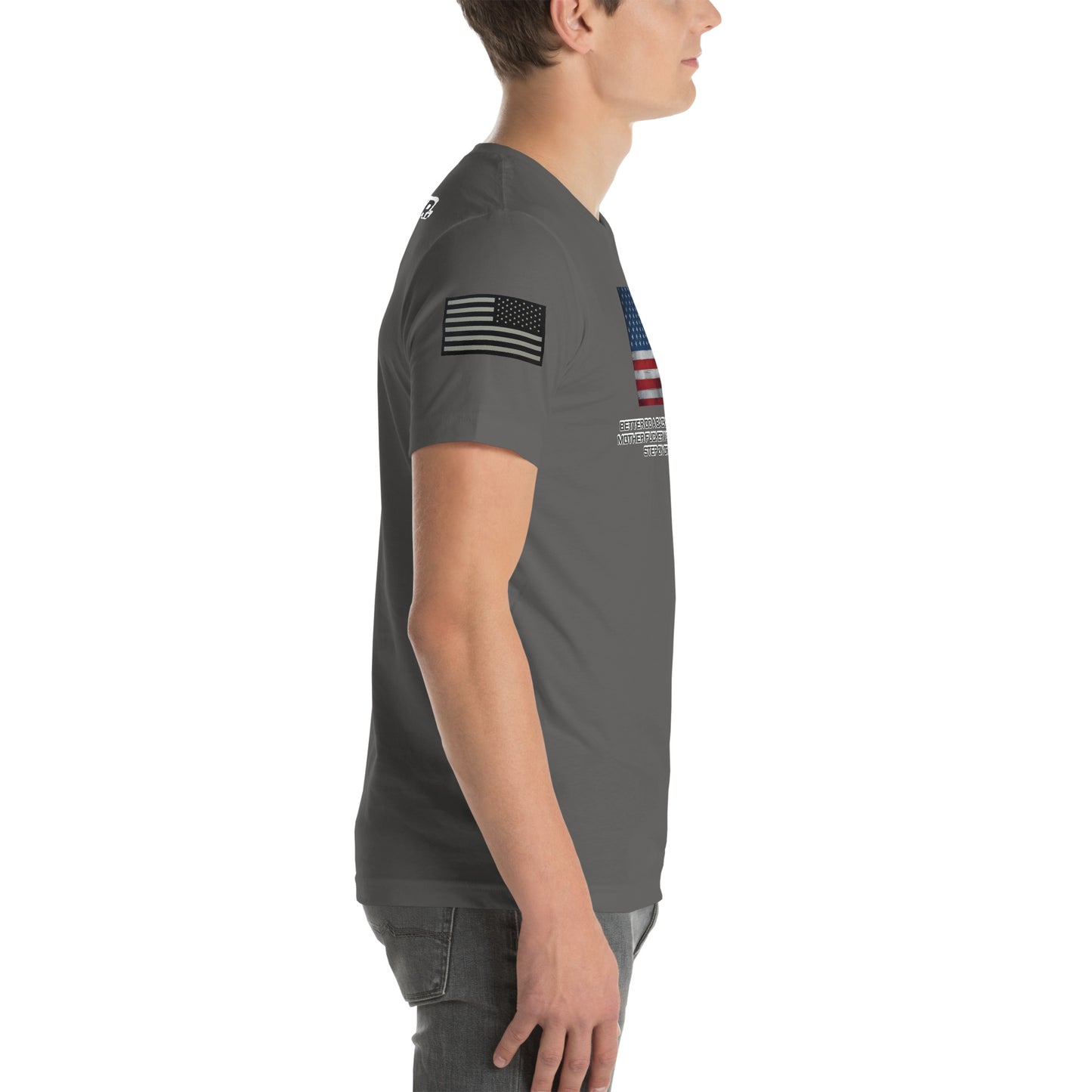 BNA LTD USA flag T shirt