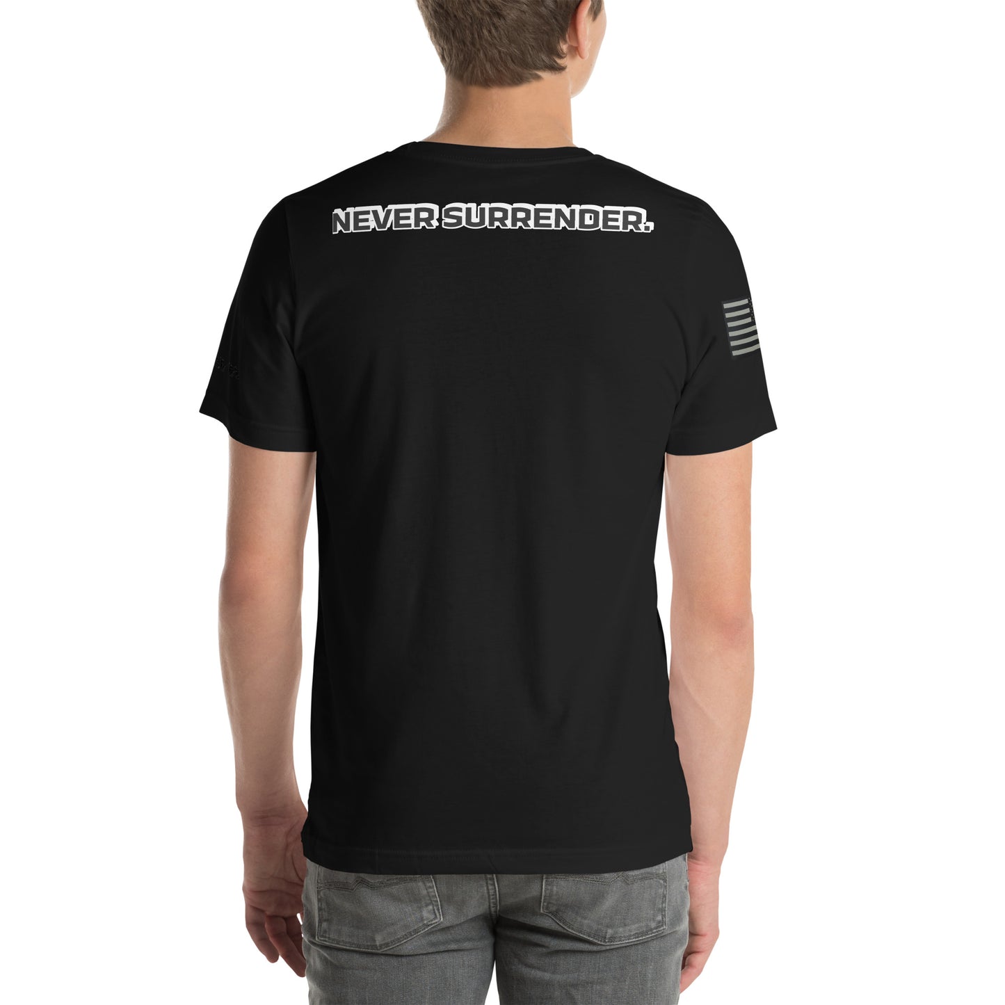 BNA LTD USA flag T shirt