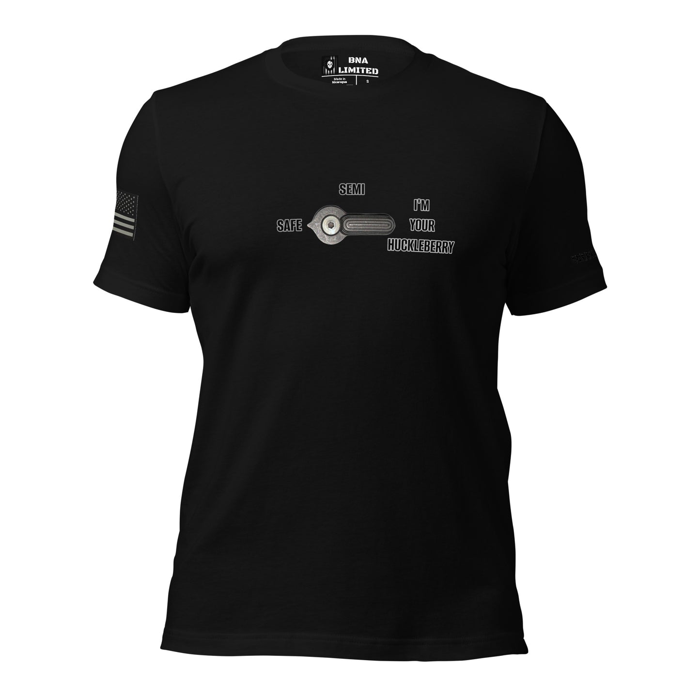 BNA LTD Rifle safety switch T shirt