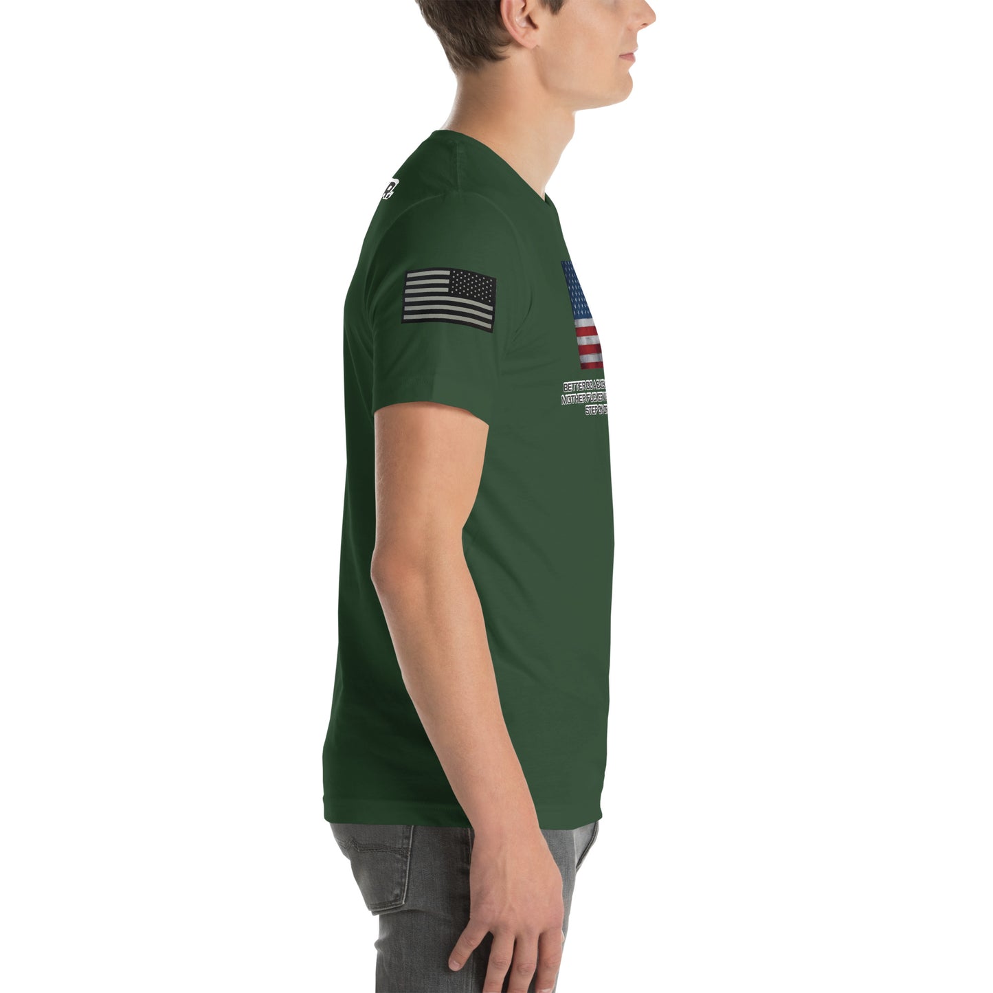 BNA LTD USA flag T shirt