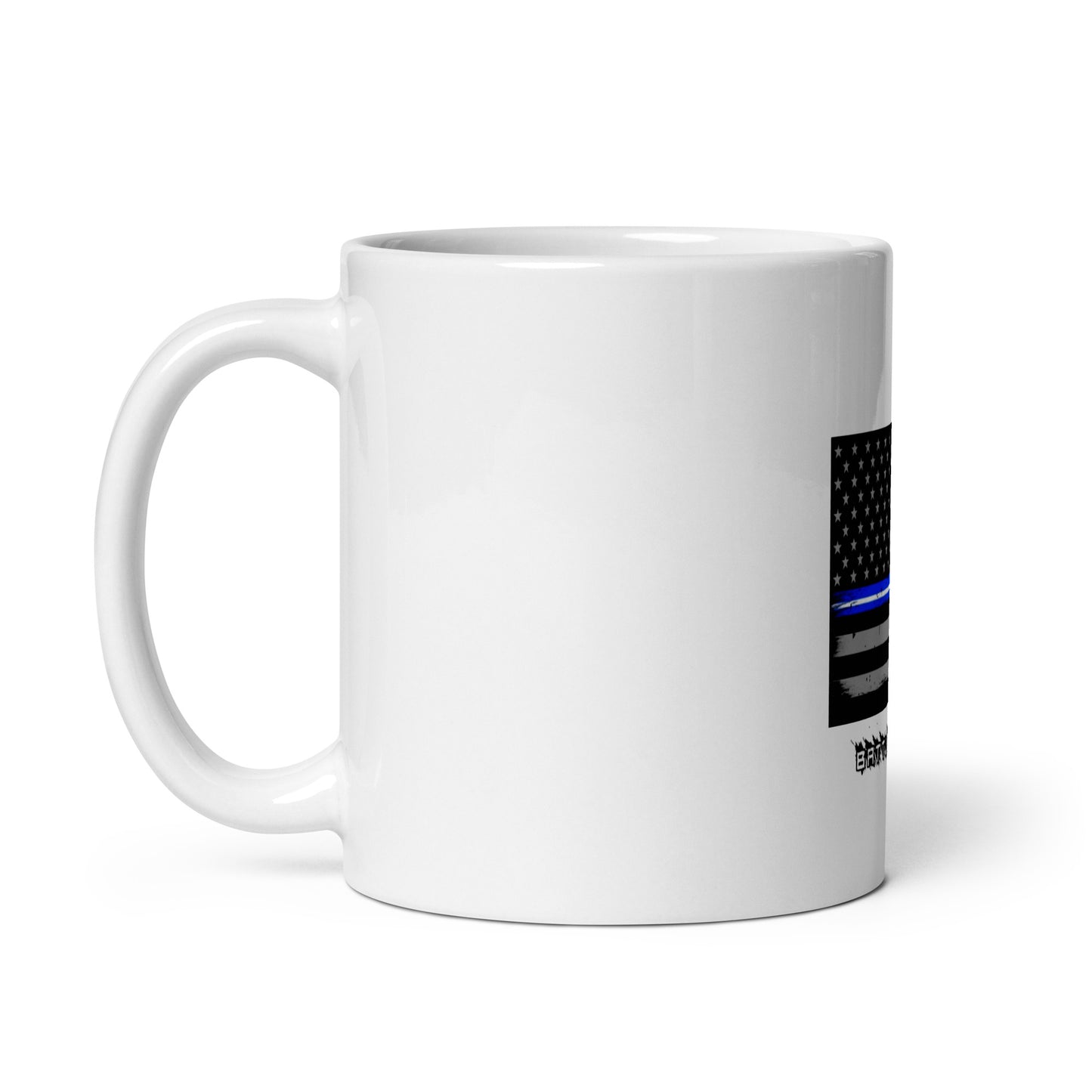 Thin Line EMS White glossy mug