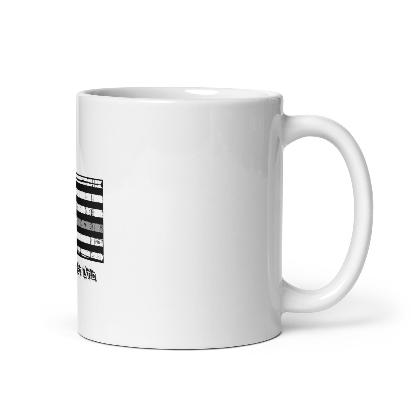 Thin Line CORRECTIONS White glossy mug