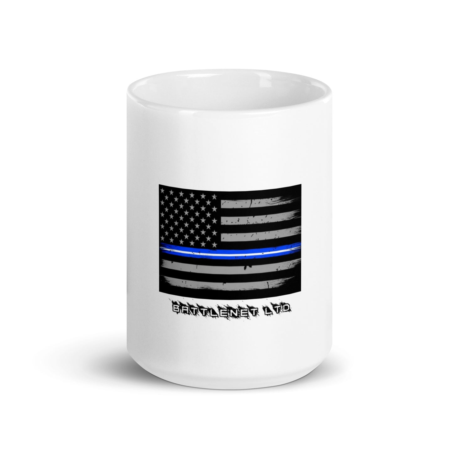 Thin Line EMS White glossy mug