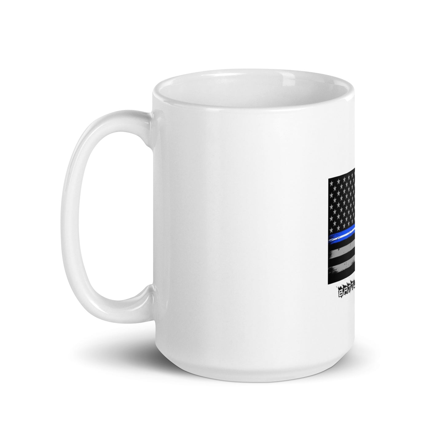 Thin Line EMS White glossy mug