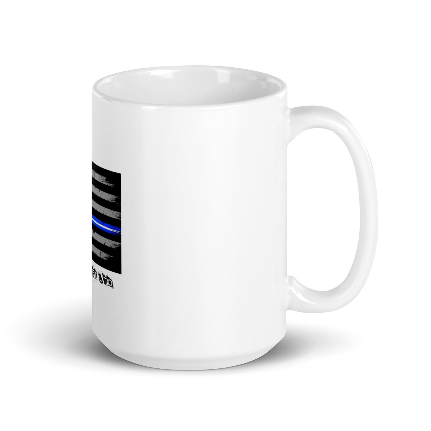 Thin Line EMS White glossy mug