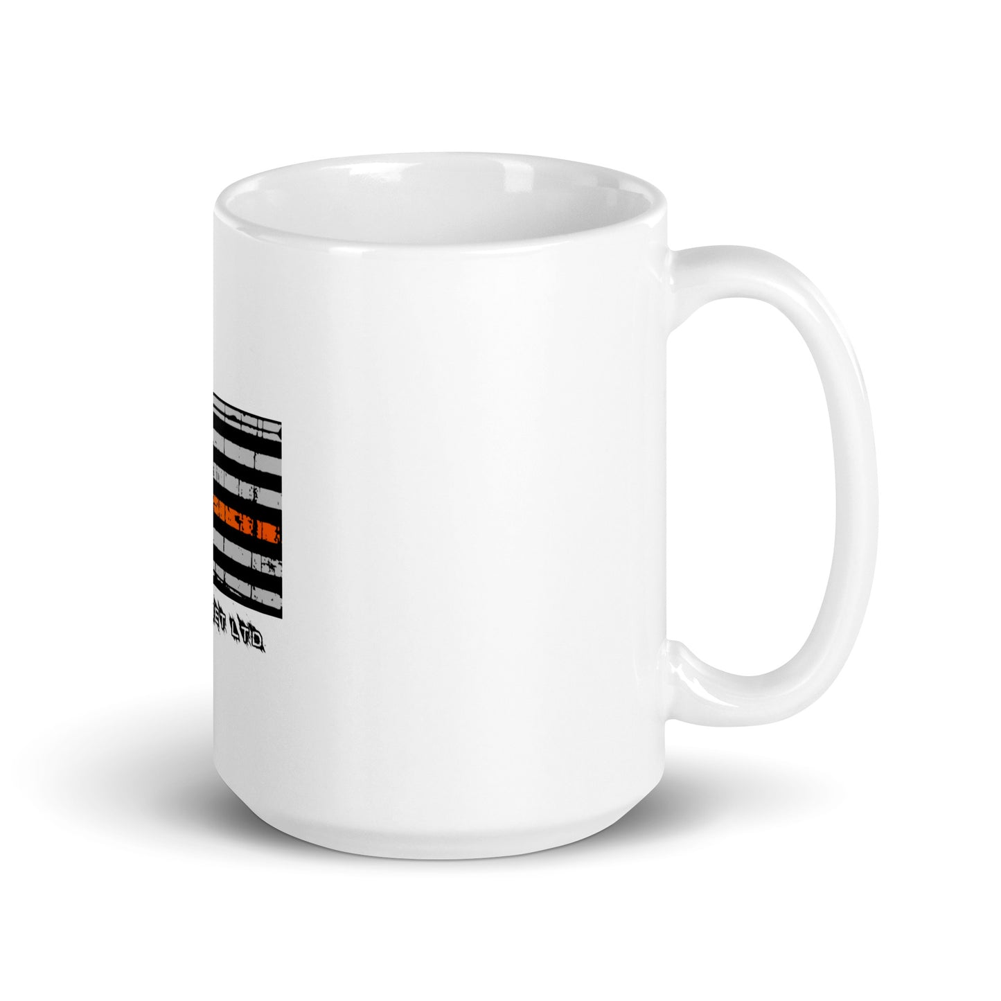 Thin Line SAR White glossy mug