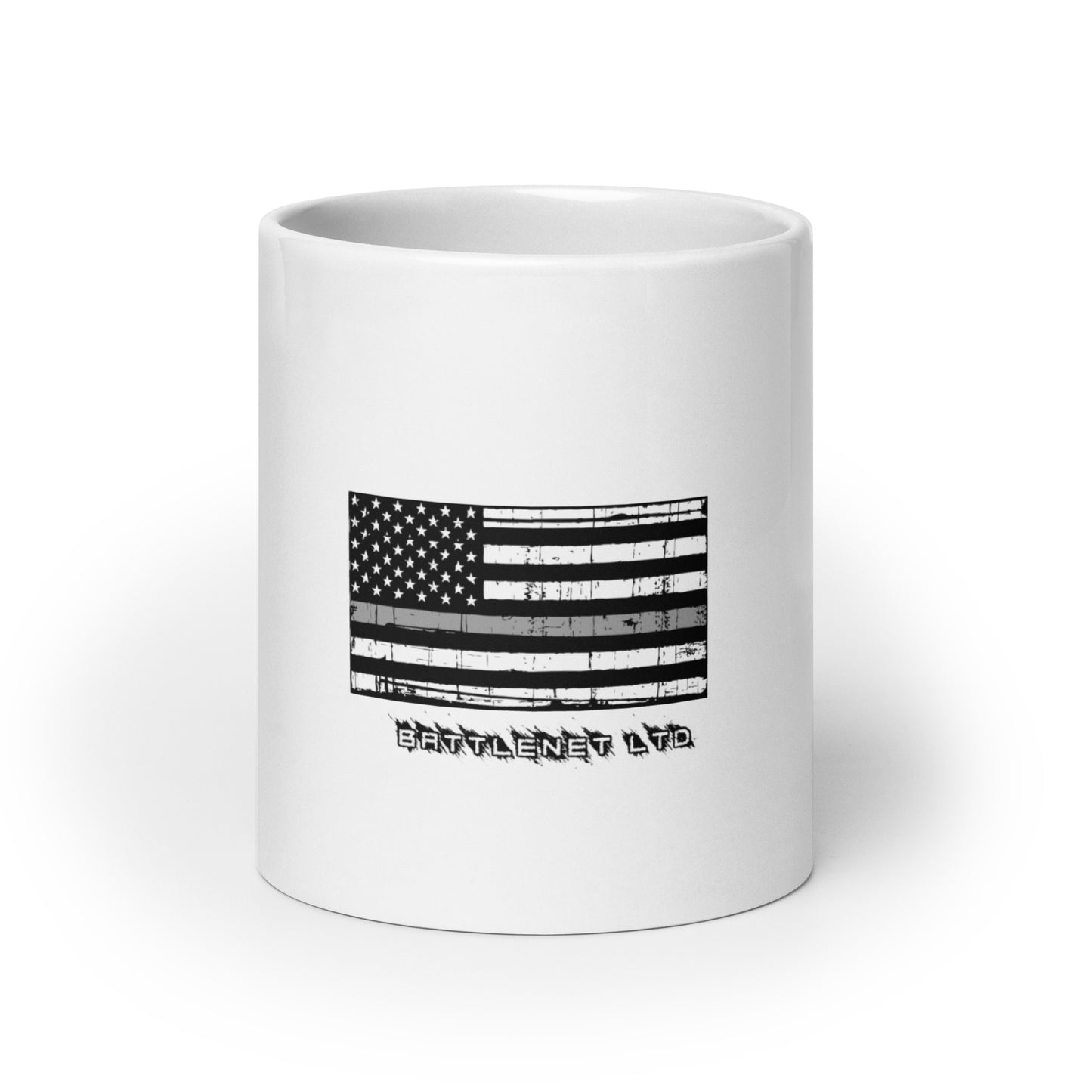 Thin Line CORRECTIONS White glossy mug