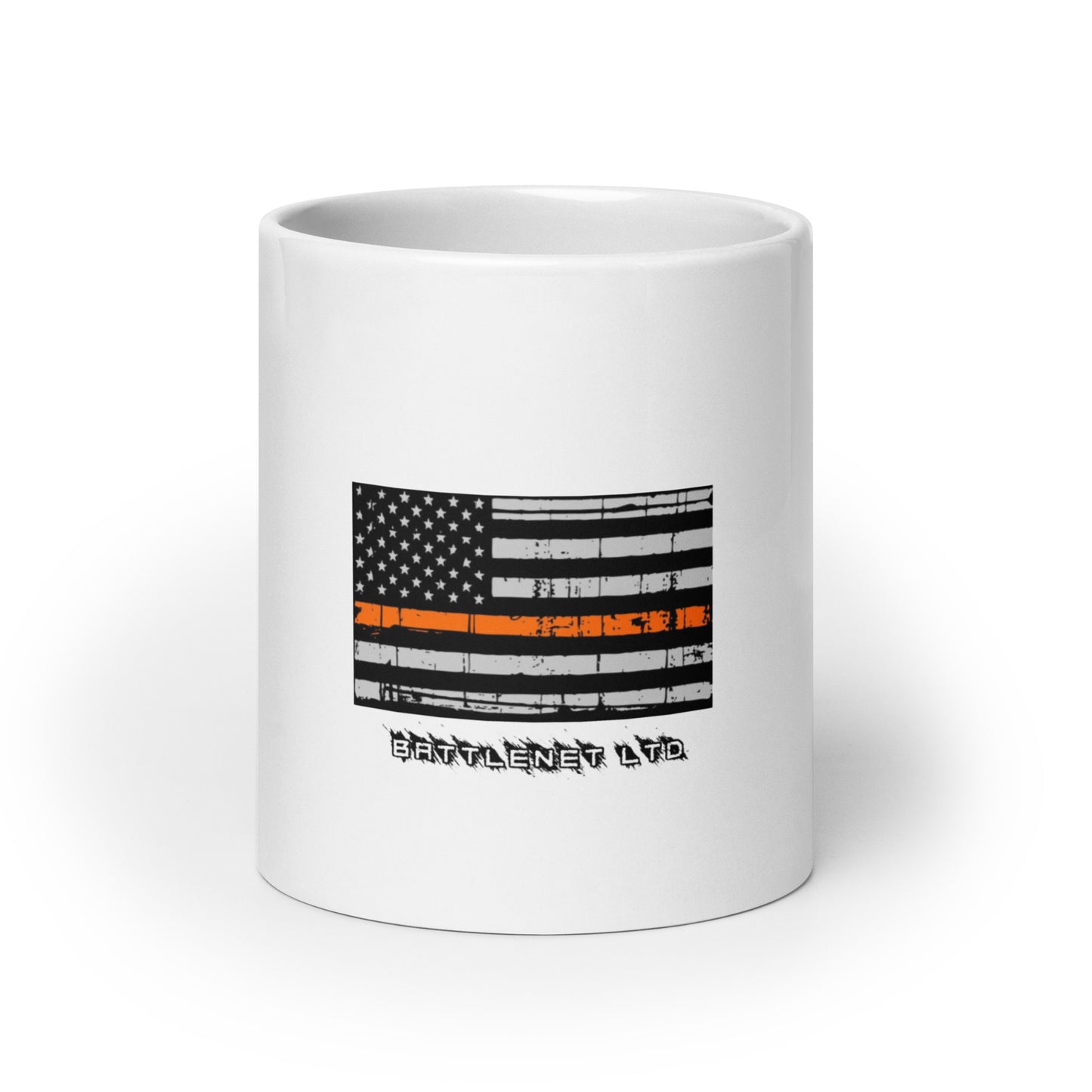 Thin Line SAR White glossy mug