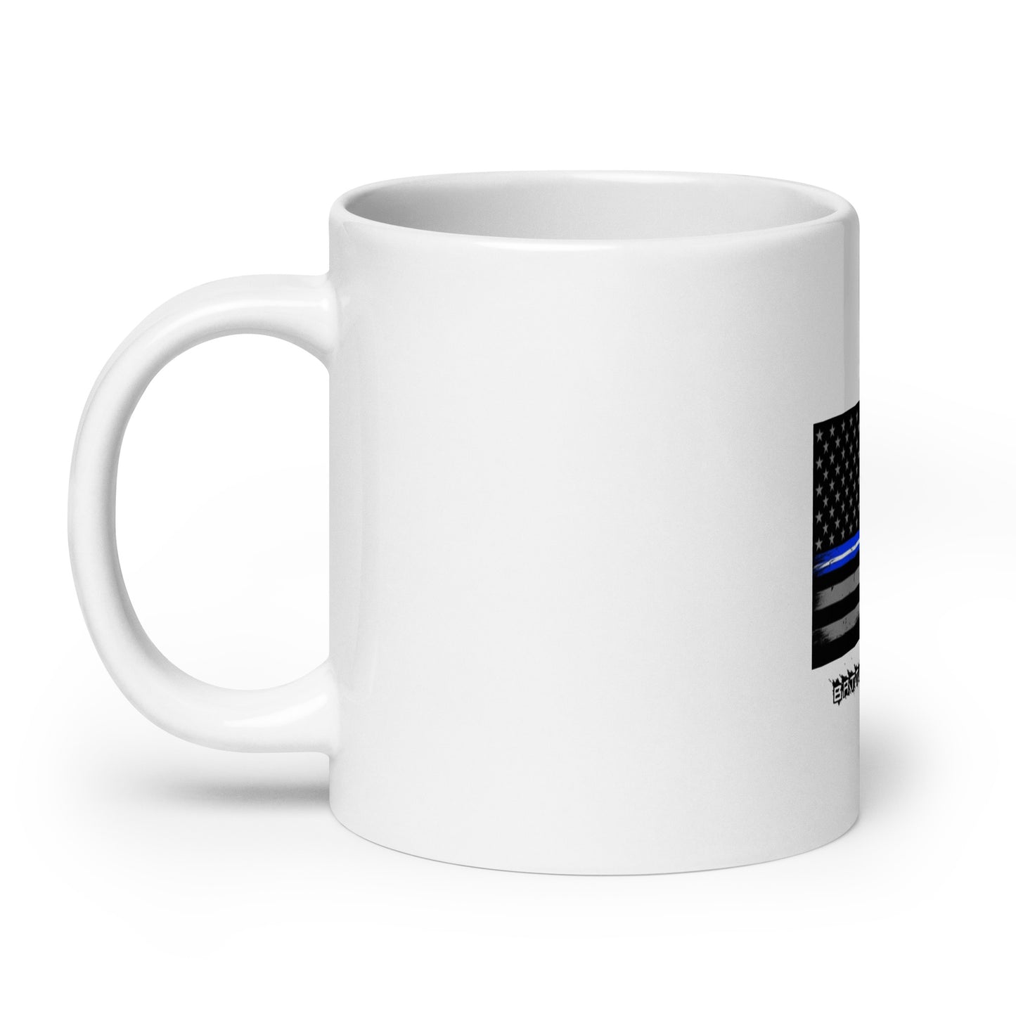 Thin Line EMS White glossy mug