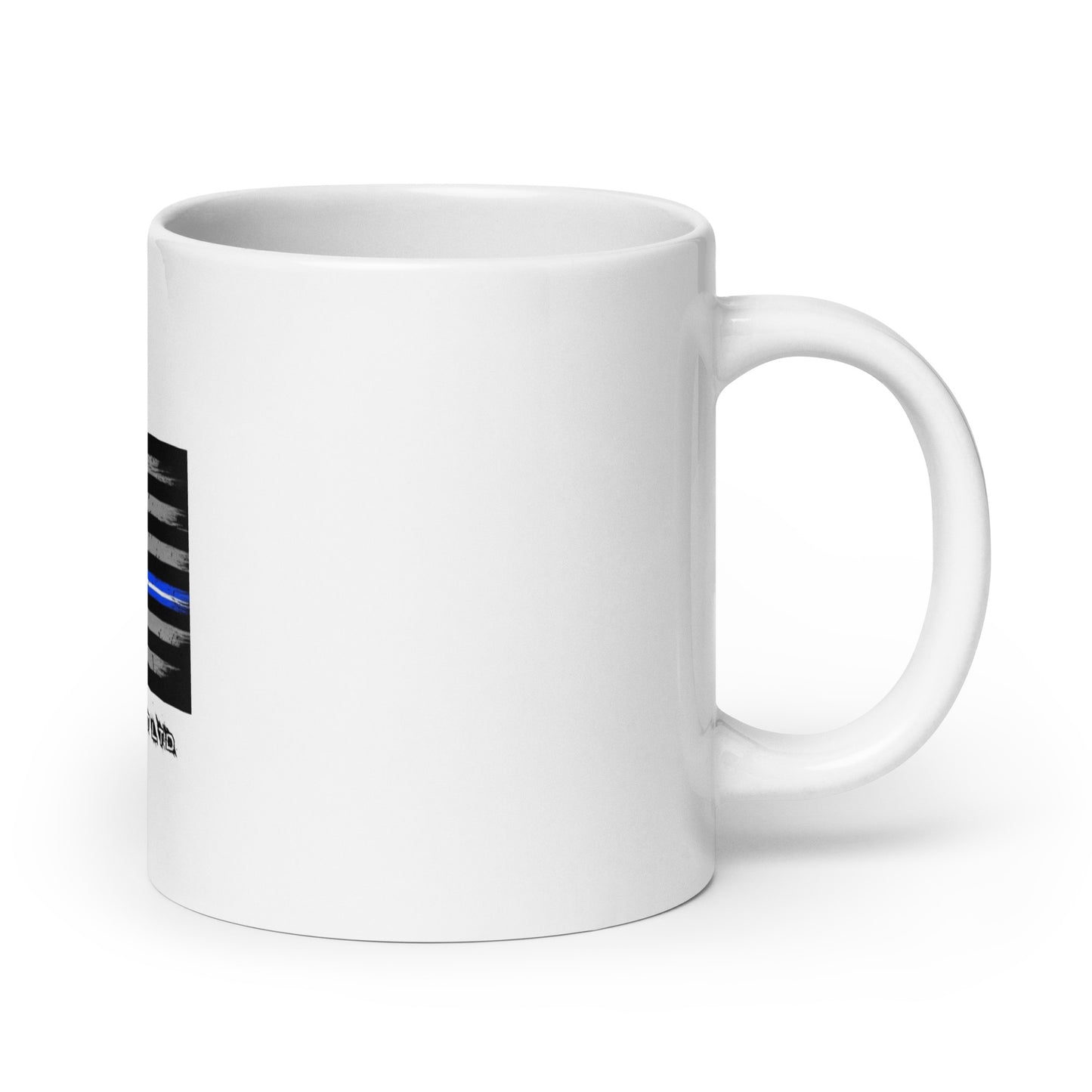 Thin Line EMS White glossy mug