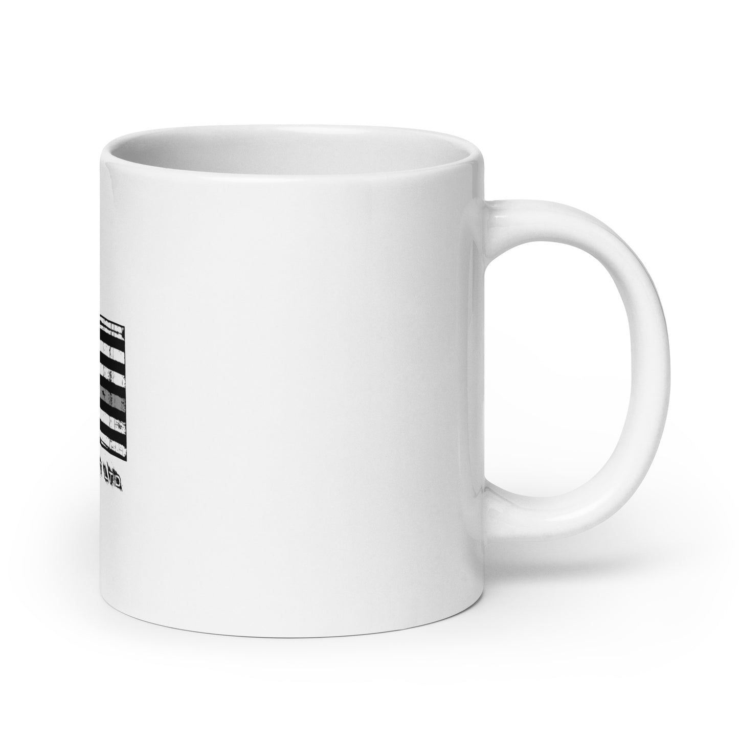 Thin Line CORRECTIONS White glossy mug